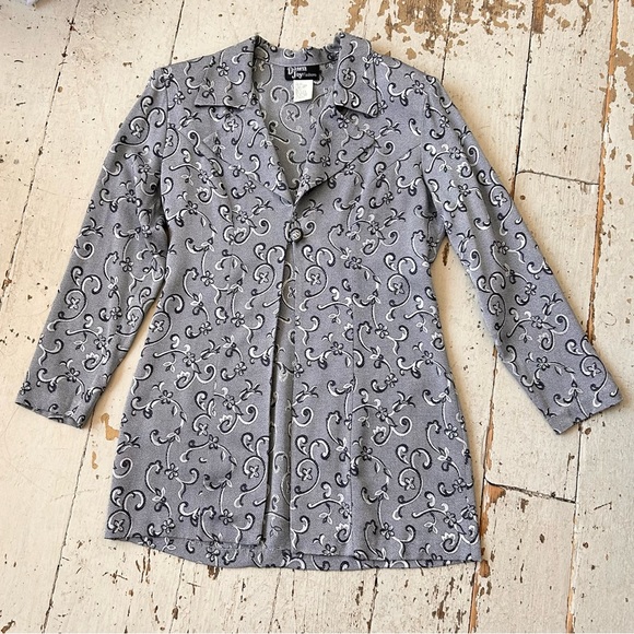 Vintage 1980s Dawn Joy Damask Brocade Jacket - Picture 6 of 12